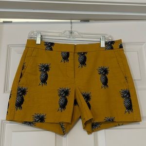 Ann Taylor, Pineapple Print Shorts